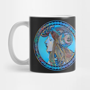 Copy of Framed Dream of Vitrail Pour la facade de la Boutique Fouquet Mug